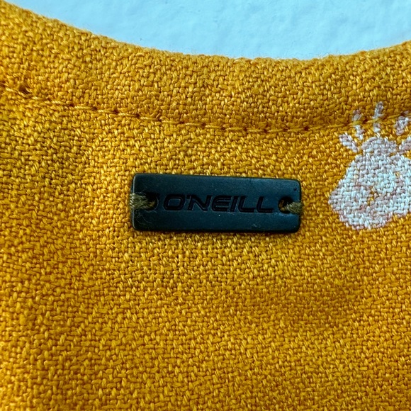 O’NEIL Women’s Yellow Floral Print Sleeveless Minidress XL NWT - Picture 7 of 15